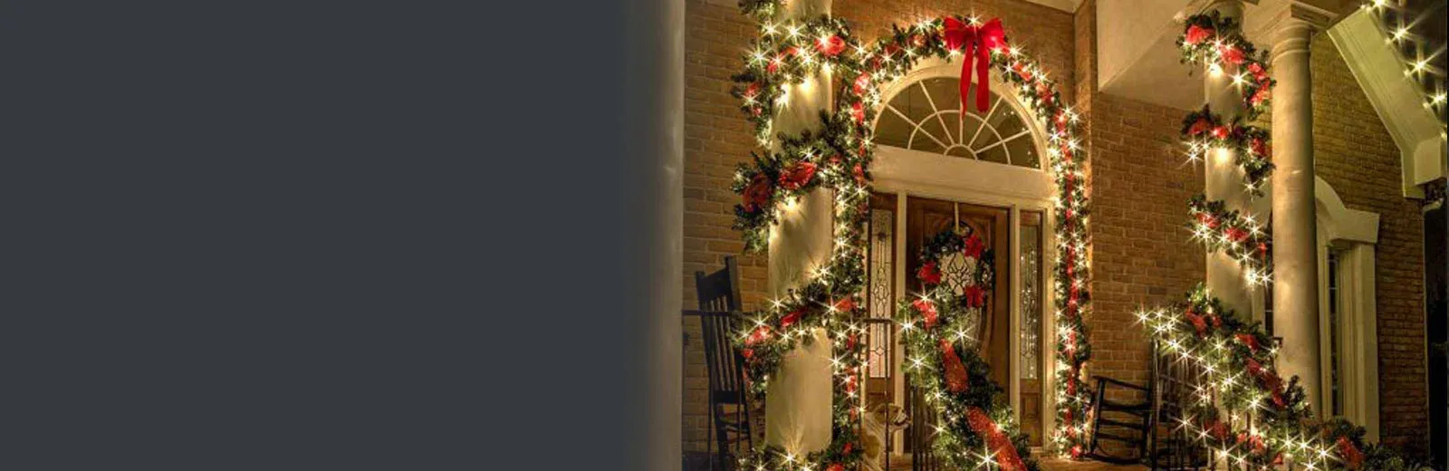 decorating exterior of home for the holidays