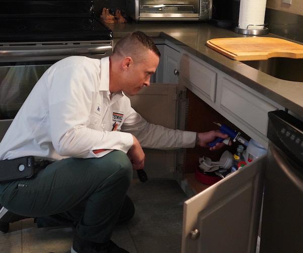Technician working